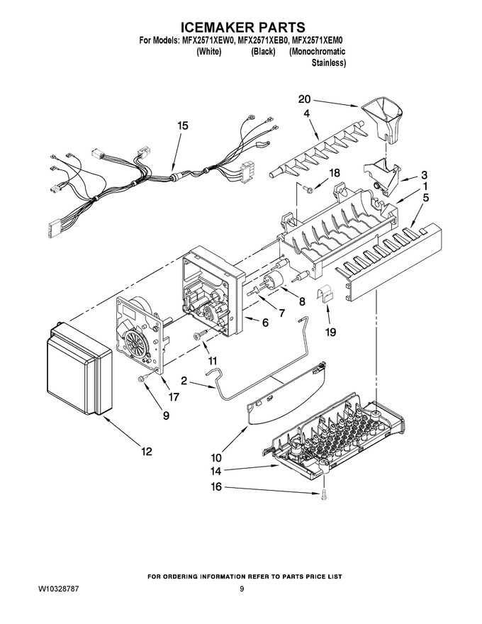 Diagram for MFX2571XEW0