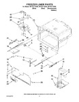 Diagram for 06 - Freezer Liner Parts