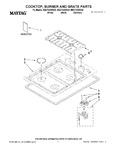 Diagram for 01 - Cooktop, Burner And Grate Parts