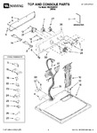 Diagram for 01 - Top And Console Parts