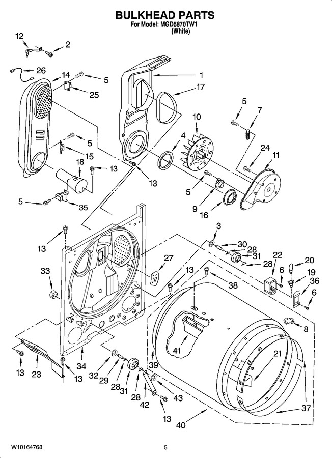 Diagram for MGD5870TW1