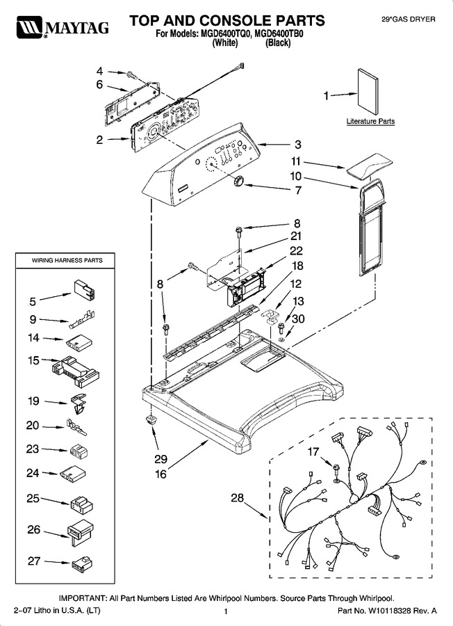 Diagram for MGD6400TB0