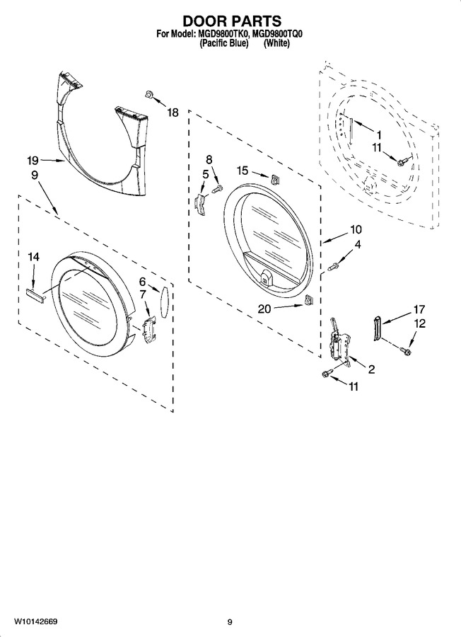 Diagram for MGD9800TQ0