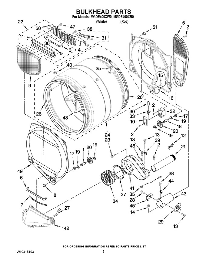 Diagram for MGDE400XW0