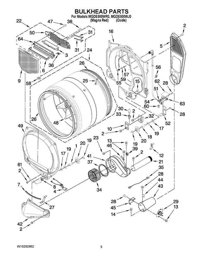 Diagram for MGDE500WJ0