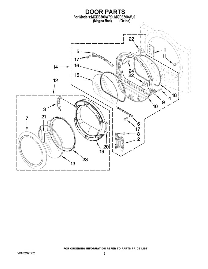 Diagram for MGDE500WJ0