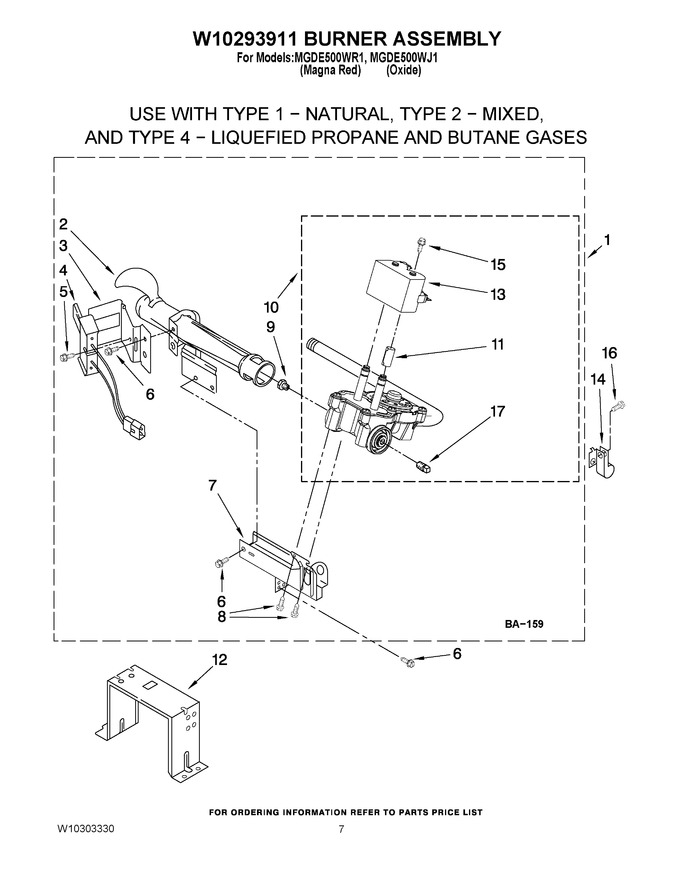 Diagram for MGDE500WR1