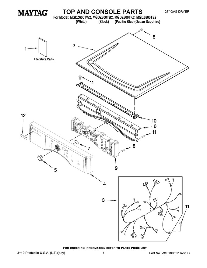 Diagram for MGDZ600TE2