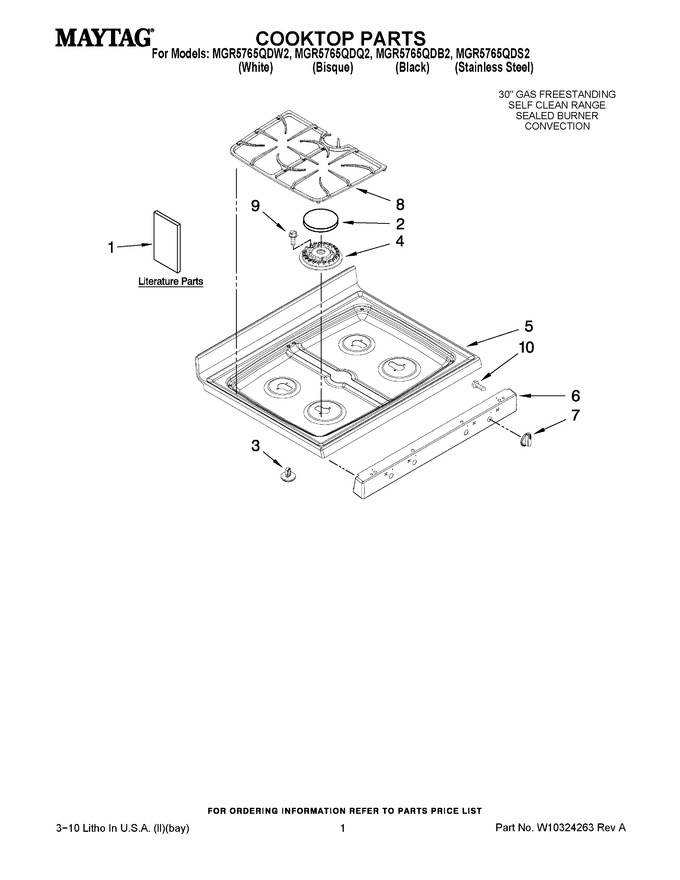 Diagram for MGR5765QDW2