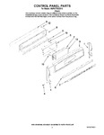 Diagram for 02 - Control Panel Parts