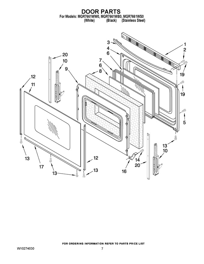 Diagram for MGR7661WB0