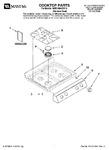 Diagram for 01 - Cooktop Parts