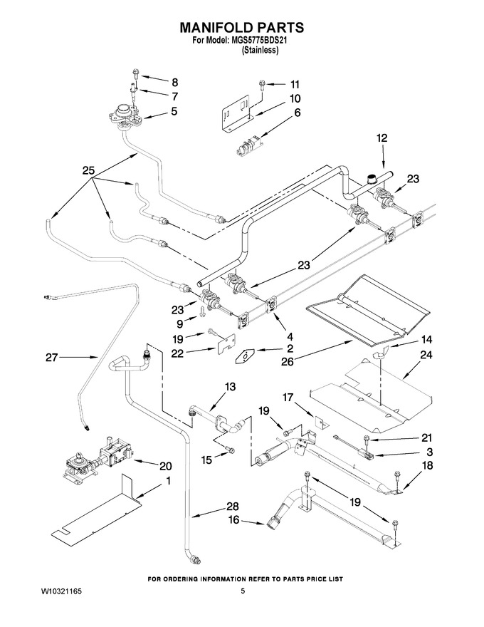 Diagram for MGS5775BDS21