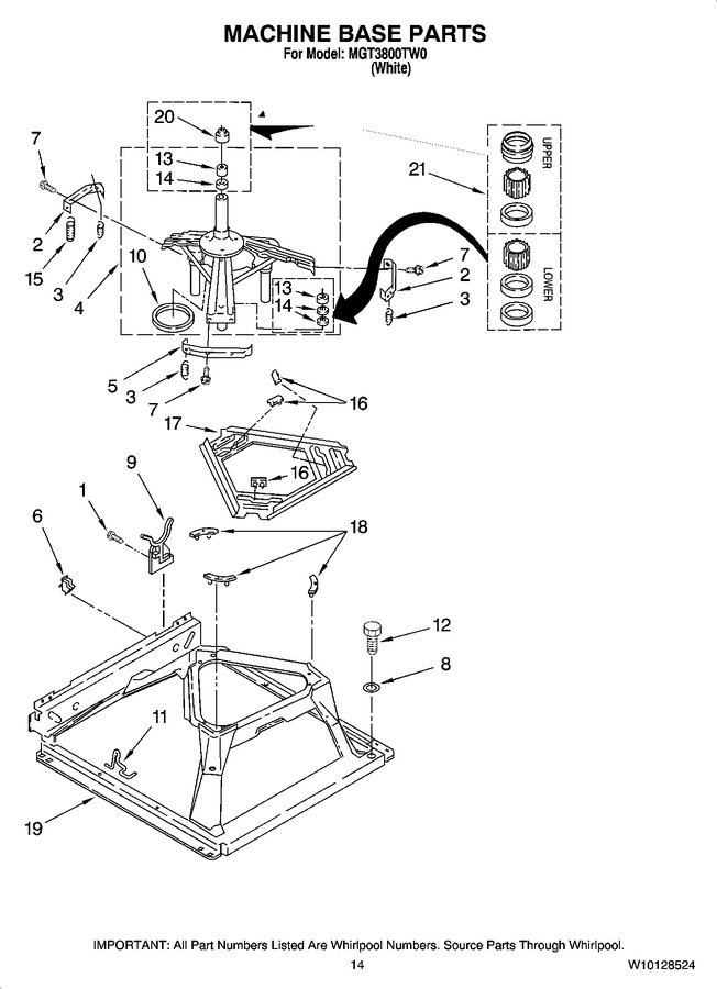 Diagram for MGT3800TW0