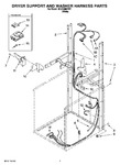 Diagram for 05 - Dryer Support And Washer Harness Parts