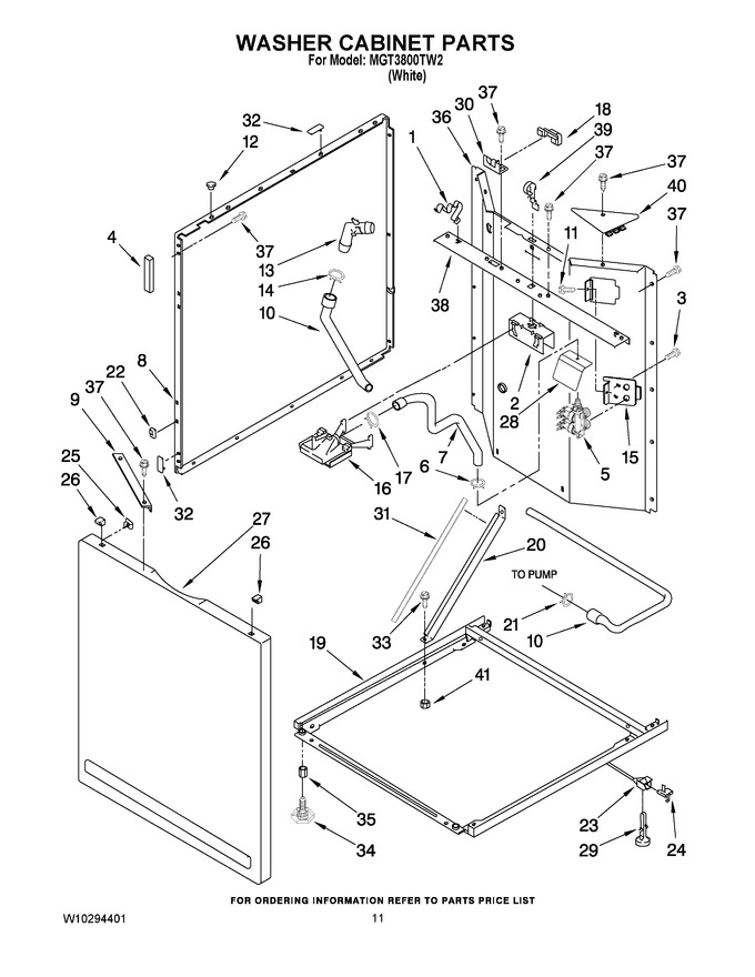 Diagram for MGT3800TW2