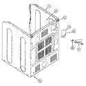 Diagram for 02 - Cabinet-rear