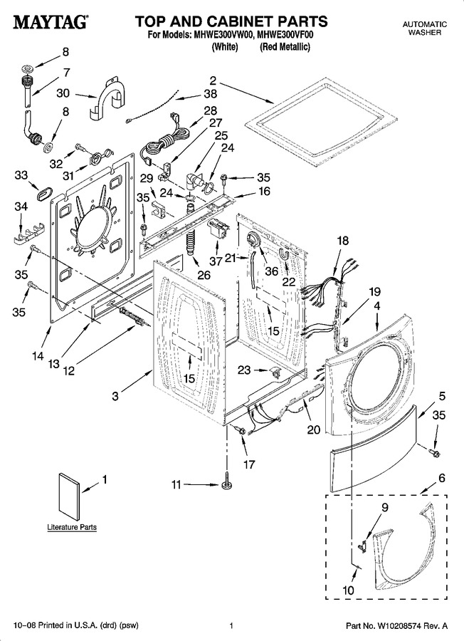 Diagram for MHWE300VF00