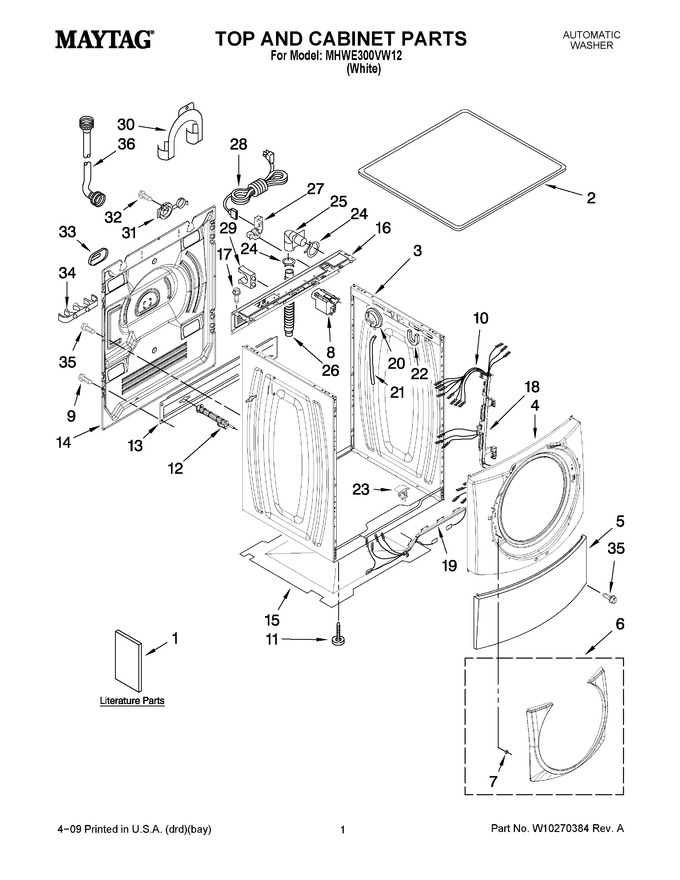 Diagram for MHWE300VW12