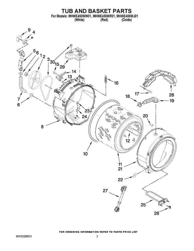 Diagram for MHWE450WW01