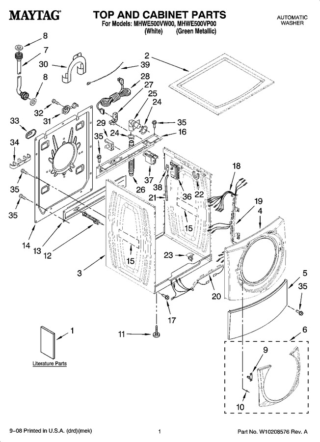 Diagram for MHWE500VW00