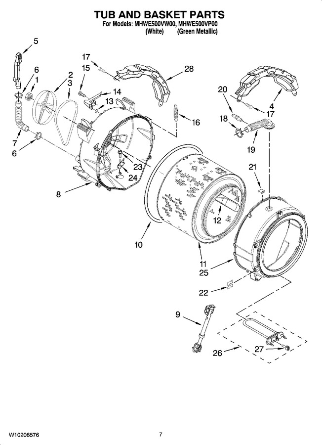 Diagram for MHWE500VP00