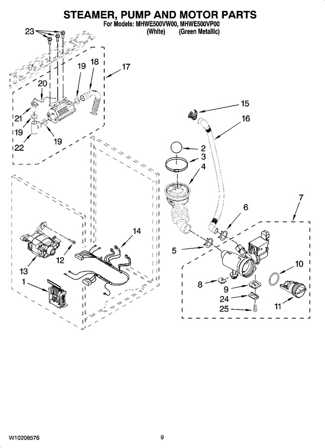 Diagram for MHWE500VP00