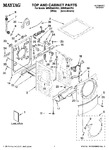 Diagram for 01 - Top And Cabinet Parts