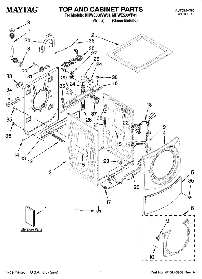 Diagram for MHWE500VP01