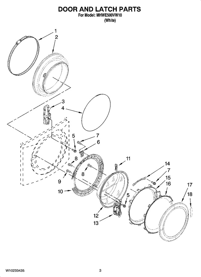 Diagram for MHWE500VW10