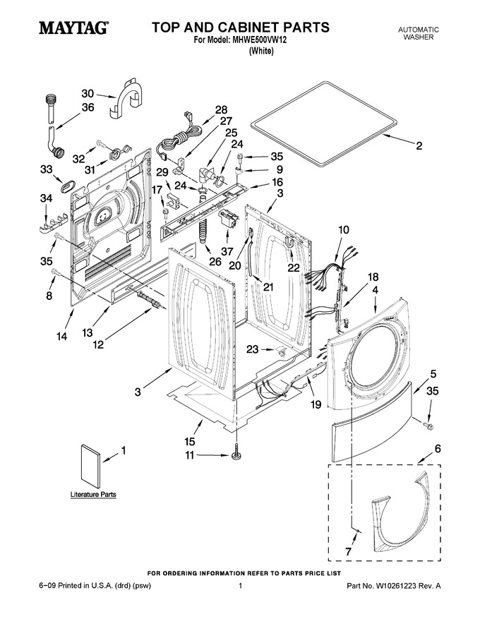 Diagram for MHWE500VW12