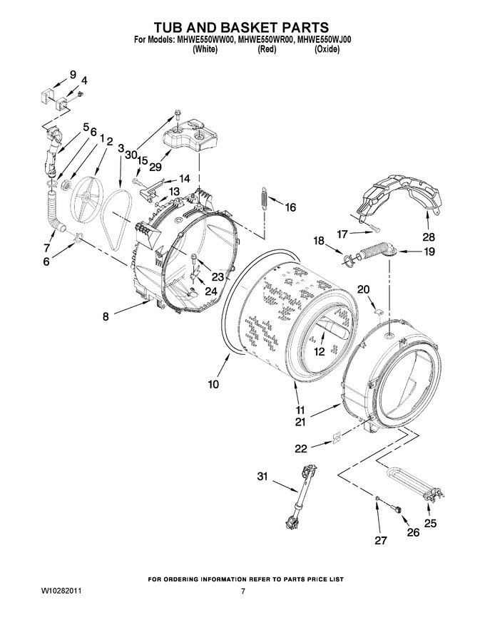 Diagram for MHWE550WR00