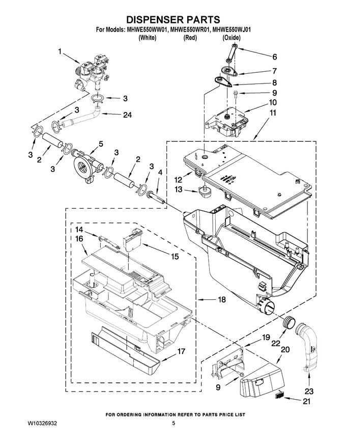 Diagram for MHWE550WJ01