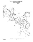 Diagram for 05 - Tub And Basket Parts