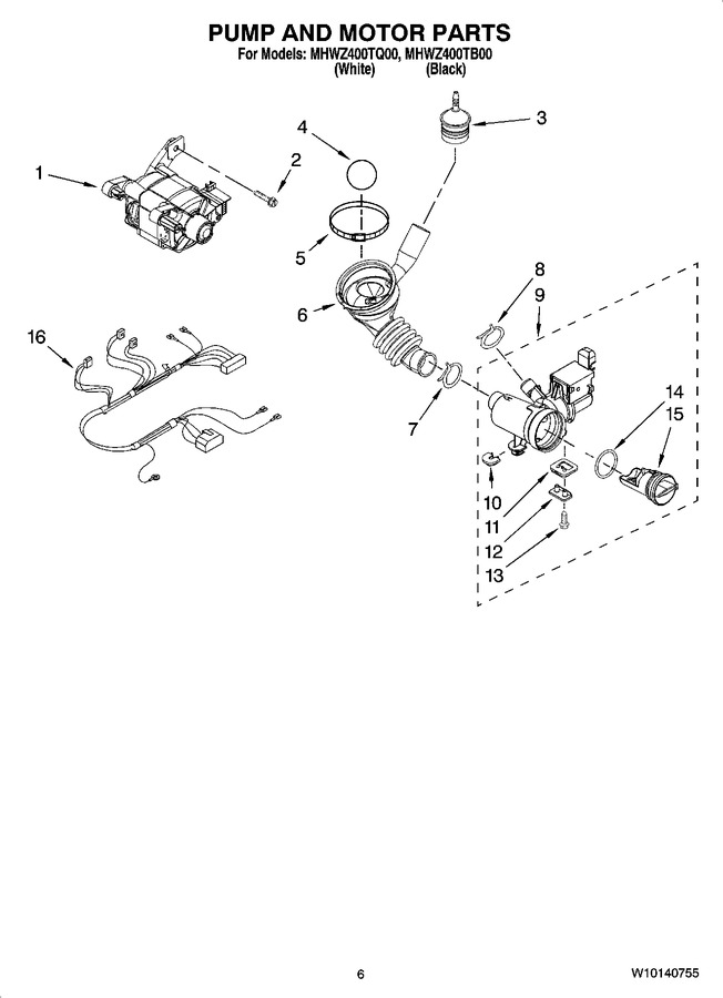 Diagram for MHWZ400TB00