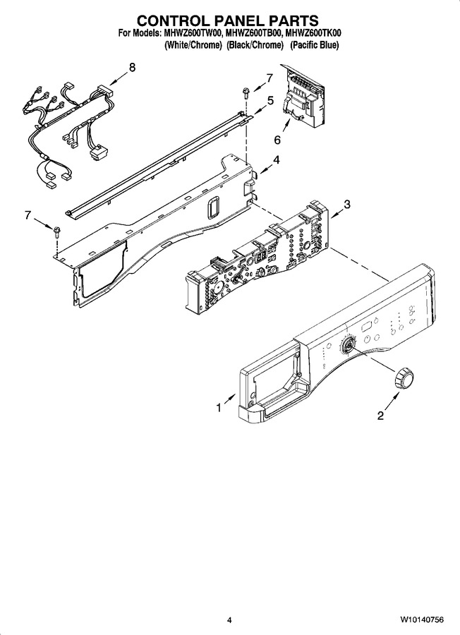 Diagram for MHWZ600TW00