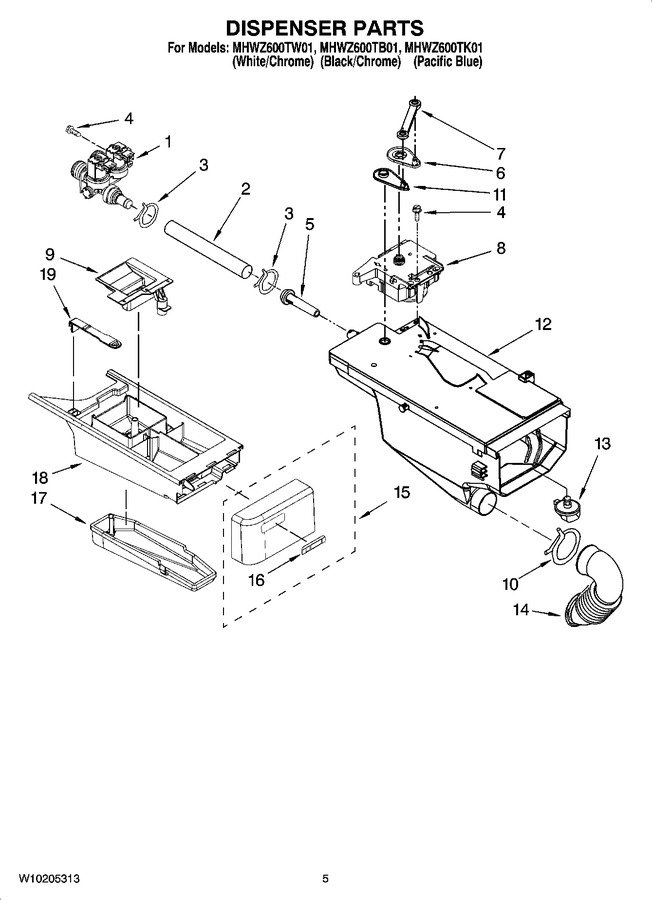 Diagram for MHWZ600TB01