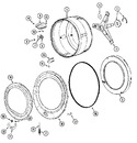 Diagram for 13 - Spinner Assembly & Outer Tub Cover(wash)