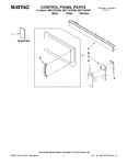 Diagram for 01 - Control Panel Parts