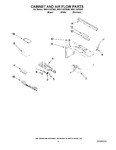 Diagram for 02 - Cabinet And Air Flow Parts