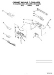 Diagram for 02 - Cabinet And Air Flow Parts