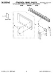 Diagram for 01 - Control Panel Parts