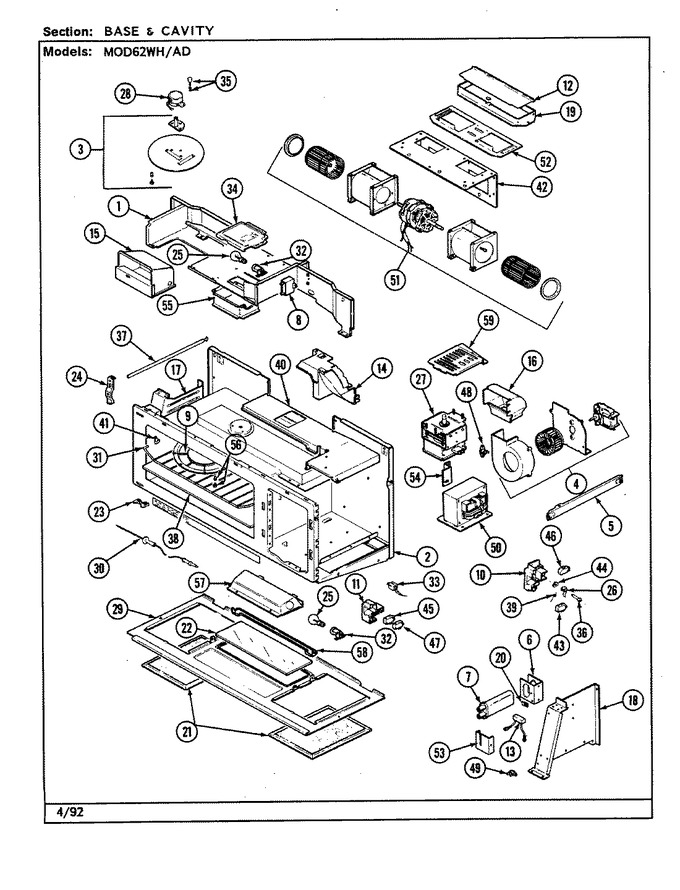 Diagram for MOD62WH