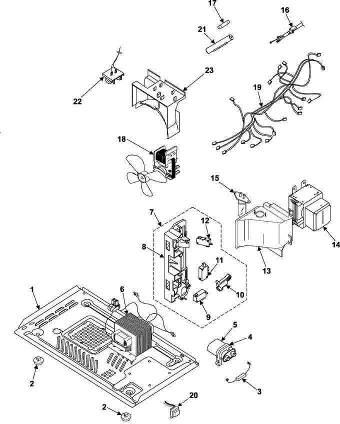 Diagram for MS840CB/XAA