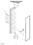 Diagram for 06 - Freezer Door Parts