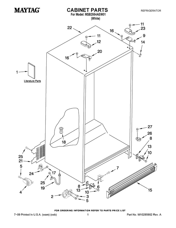 Diagram for MSB2554AEW01