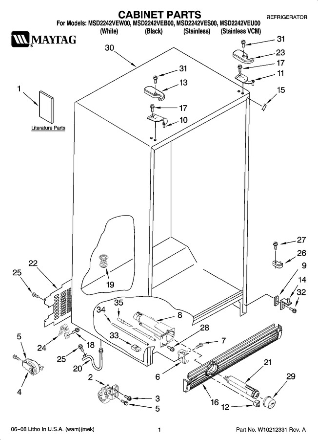 Diagram for MSD2242VEU00