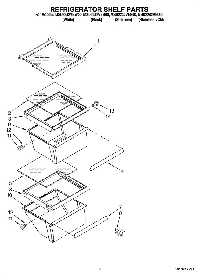 Diagram for MSD2242VES00