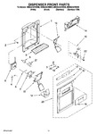 Diagram for 08 - Dispenser Front Parts