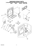 Diagram for 08 - Dispenser Front Parts